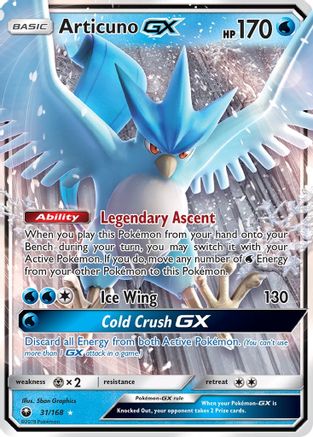 Articuno GX (31) [SM - Celestial Storm] Holofoil