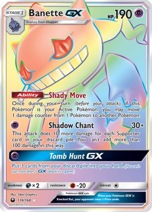 Banette GX (Secret) (174) [SM - Celestial Storm] Holofoil