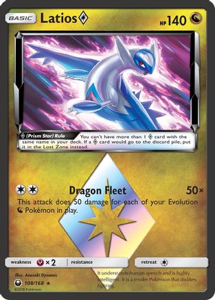 Latios Prism Star (108) [SM - Celestial Storm] Holofoil