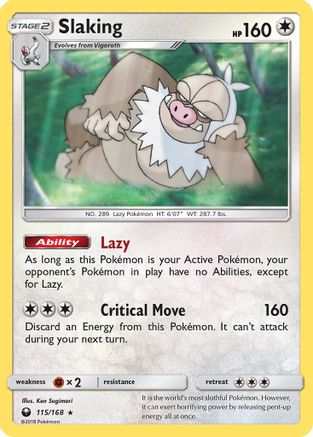 Slaking (115) [SM - Celestial Storm] Reverse Holofoil