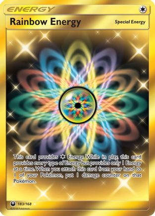 Rainbow Energy (Secret) (183) [SM - Celestial Storm] Holofoil