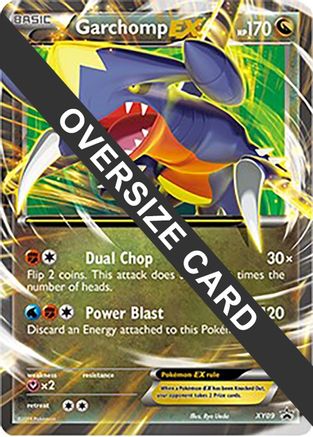 Garchomp EX - XY09 (XY Black Star Promo) (XY09) [Jumbo Cards] Holofoil