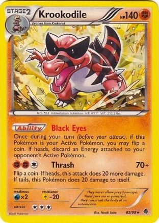 Krookodile - 62/98 (BW Emerging Powers) (62) [Deck Exclusives] Holofoil