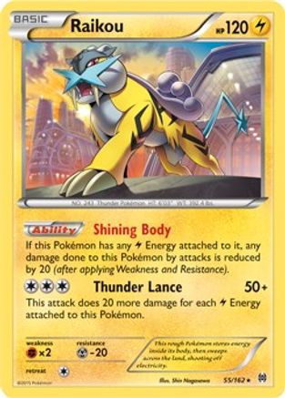 Raikou - 55/162 (Cosmos Holo) (55) [Blister Exclusives] Holofoil