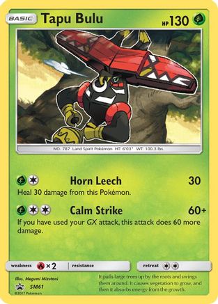 Tapu Bulu - SM61 (SM61) [SM Promos] Holofoil