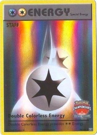 Double Colorless Energy - 90/108 (North America Championships) [Staff] (90) [League & Championship Cards] Reverse Holofoil