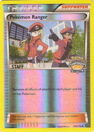 Pokemon Ranger - 104/114 (Regional Championships) [Staff] (104) [League & Championship Cards] Reverse Holofoil