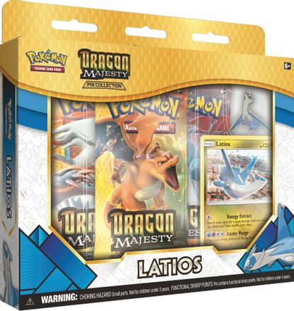 Pokemon Dragon Majesty Pin Collection [Latios]
