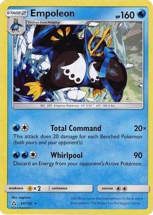 Empoleon - 34/156 (Cracked Ice Holo) (34) [Deck Exclusives] Holofoil