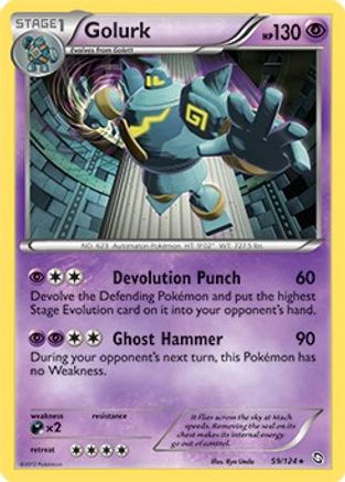 Golurk - 59/124 (EX Dragons Exalted) (59) [Deck Exclusives]