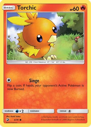 Torchic (4) [Dragon Majesty] Reverse Holofoil
