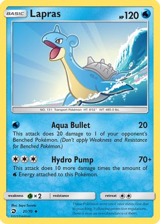 Lapras (21) [Dragon Majesty] Reverse Holofoil