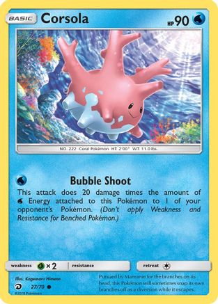 Corsola (27) [Dragon Majesty]