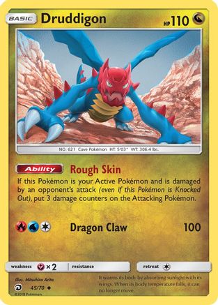 Druddigon (45) [Dragon Majesty] Reverse Holofoil