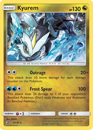 Kyurem (47) [Dragon Majesty] Holofoil