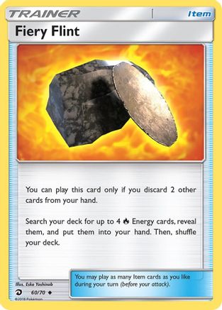 Fiery Flint (60) [Dragon Majesty] Reverse Holofoil