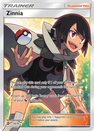 Zinnia (Full Art) (70) [Dragon Majesty] Holofoil