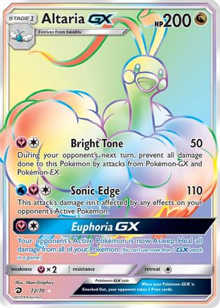 Altaria GX (Secret) (72) [Dragon Majesty] Holofoil