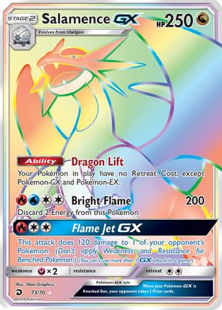Salamence GX (Secret) (73) [Dragon Majesty] Holofoil