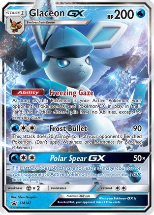 Glaceon GX - SM147 (SM147) [SM Promos] Holofoil