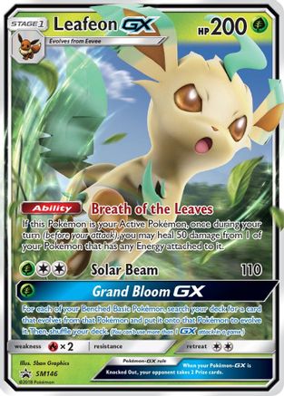 Leafeon GX - SM146 (SM146) [SM Promos] Holofoil