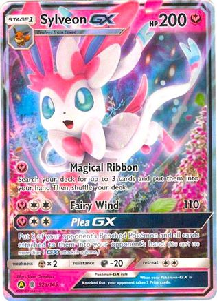 Sylveon GX - 92a/145 (92a) [Alternate Art Promos] Holofoil