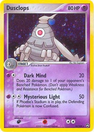 Dusclops - 14/108 (EX Power Keepers) (14) [Deck Exclusives] Holofoil