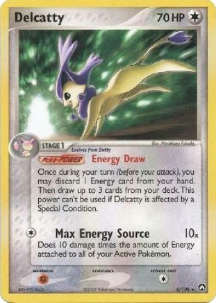 Delcatty - 8/108 (EX Power Keepers) (8) [Deck Exclusives]