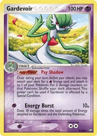 Gardevoir - 9/108 (EX Power Keepers) (9) [Deck Exclusives]