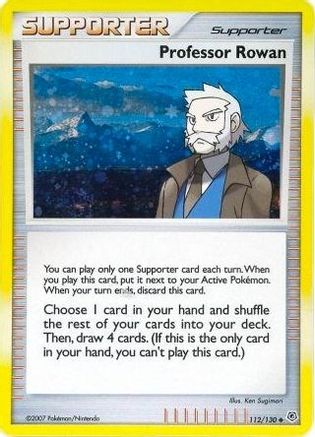 Professor Rowan - 112/130 (Cosmos Holo) (112) [Miscellaneous Cards & Products] Holofoil