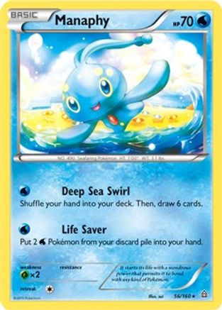 Manaphy - 56/160 (Battle Arena Deck Exclusive) (56) [Deck Exclusives]