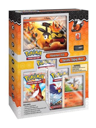 Pokemon Starter Figure Boxes: Terrific Tepig Box