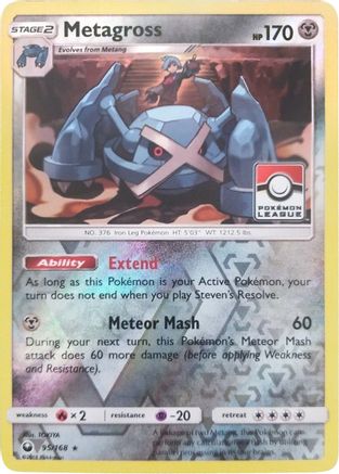 Metagross - 95/168 (Pokemon League) (95) [League & Championship Cards] Reverse Holofoil