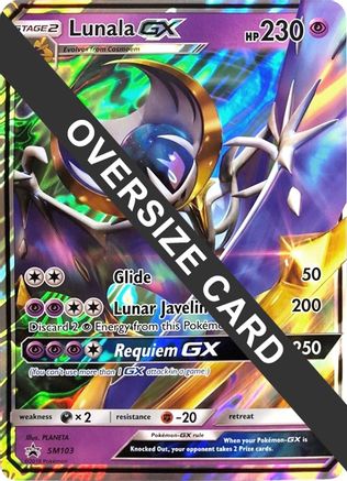 Lunala GX - SM103 (SM103) [Jumbo Cards] Holofoil