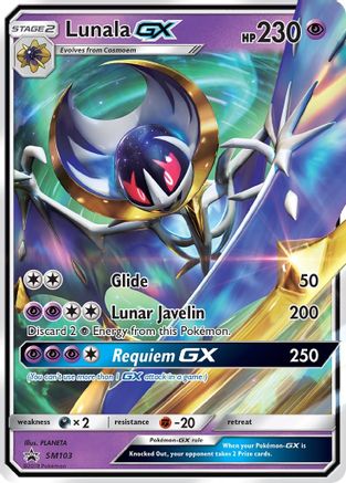 Lunala GX - SM103 (SM103) [SM Promos] Holofoil