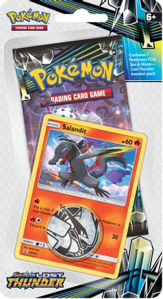 Pokemon Lost Thunder Single Pack Blister [Salandit]