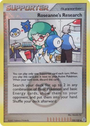 Roseanne's Research - 125/132 (League Promo) (125) [League & Championship Cards] Reverse Holofoil