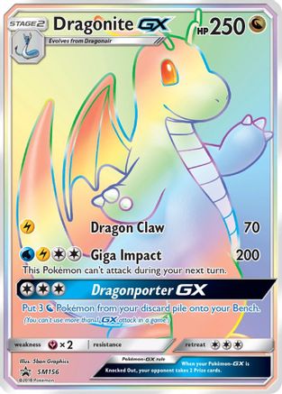 Dragonite GX - SM156 (SM156) [SM Promos] Holofoil