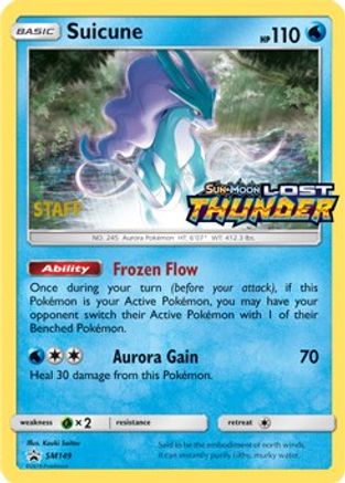 Suicune - SM149 (Prerelease) [Staff] (SM149) [SM Promos] Holofoil