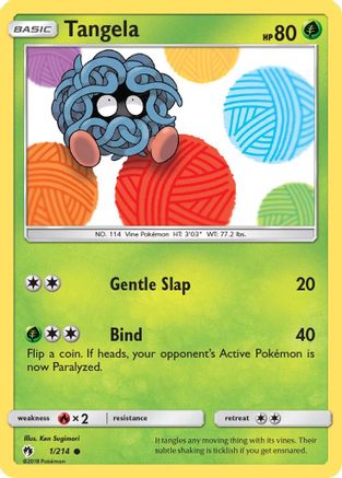 Tangela (1) [SM - Lost Thunder] Reverse Holofoil