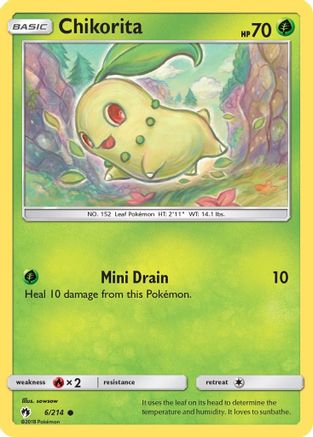 Chikorita (6) (6) [SM - Lost Thunder]