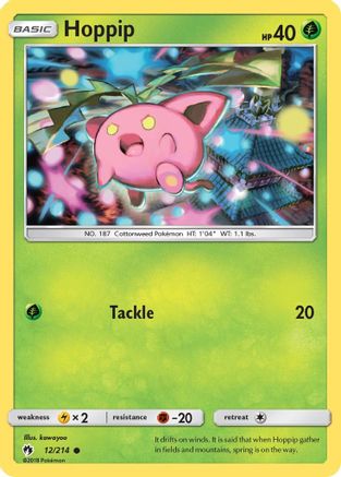 Hoppip (12) (12) [SM - Lost Thunder] Reverse Holofoil