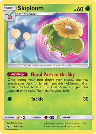 Skiploom (13) [SM - Lost Thunder] Reverse Holofoil