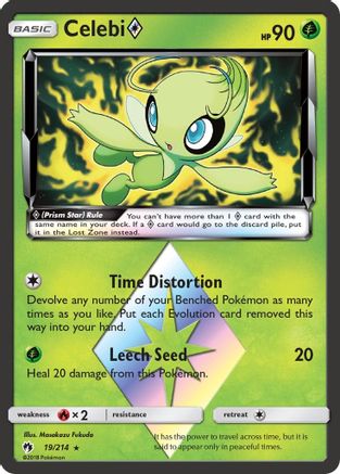 Celebi Prism Star (19) [SM - Lost Thunder] Holofoil