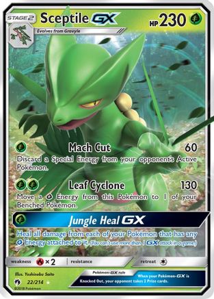 Sceptile GX (22) [SM - Lost Thunder] Holofoil