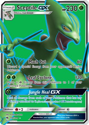 Sceptile GX (Full Art) (196) [SM - Lost Thunder] Holofoil