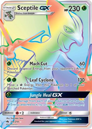 Sceptile GX (Secret) (216) [SM - Lost Thunder] Holofoil