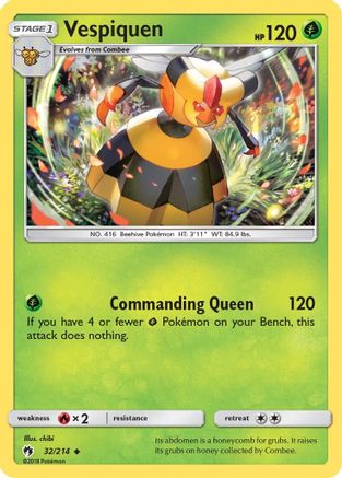 Vespiquen (32) [SM - Lost Thunder] Reverse Holofoil