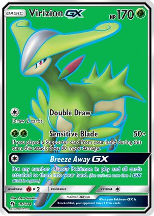 Virizion GX (Full Art) (197) [SM - Lost Thunder] Holofoil