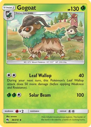 Gogoat (36) [SM - Lost Thunder]